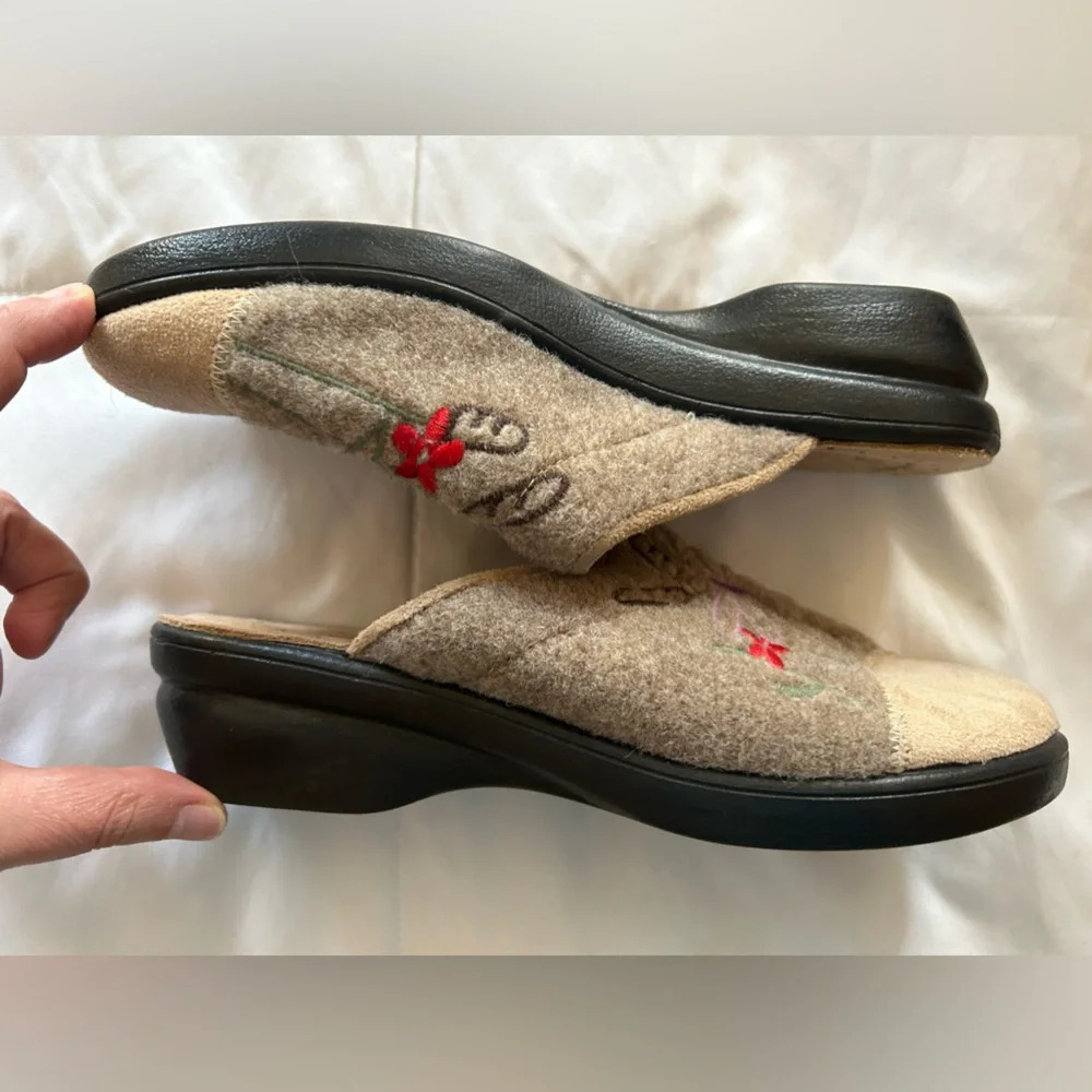 Spring Step Flexus Slippers Clogs Dragonfly Made … - image 3